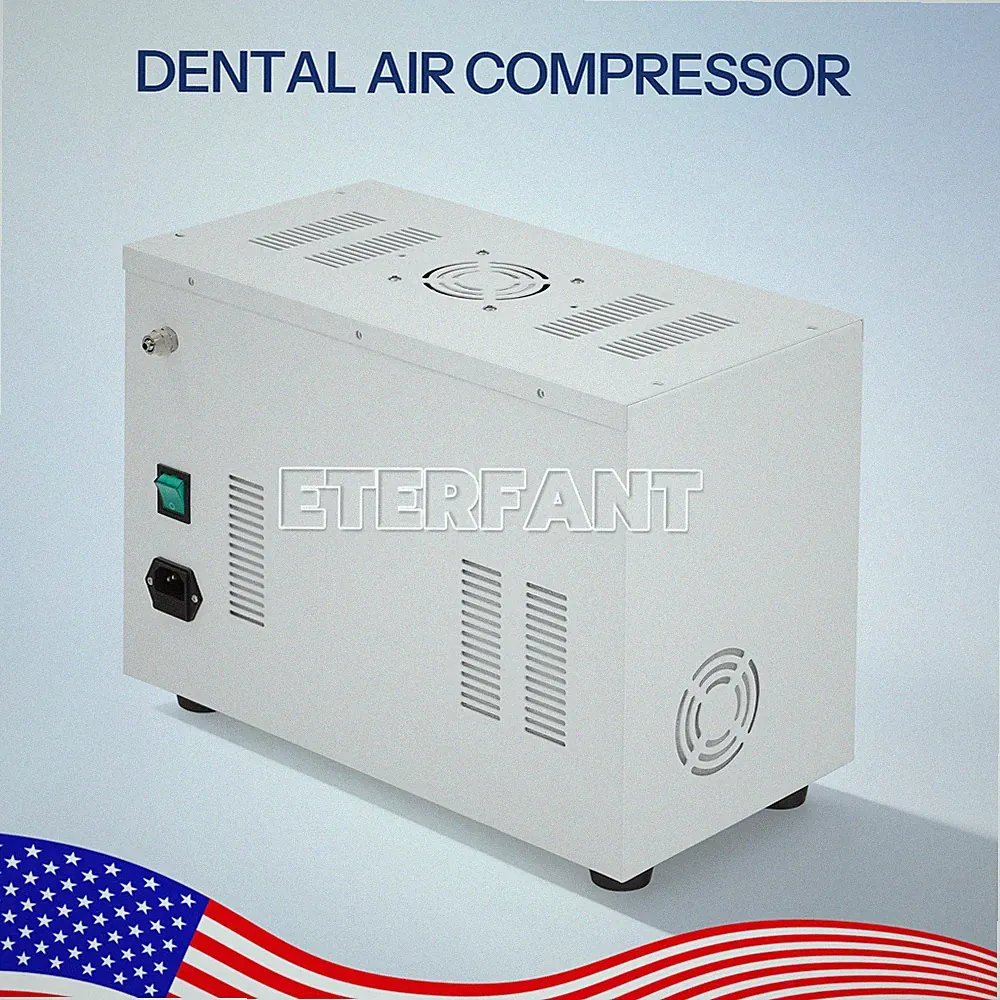 Portable Silent Oil-Free Air Compressor Suitable for Dental Mobile Delivery Unit