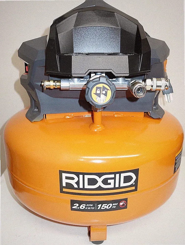 RIDGID 6 Gal. 150 PSI Portable Electric Pancake Air Compressor