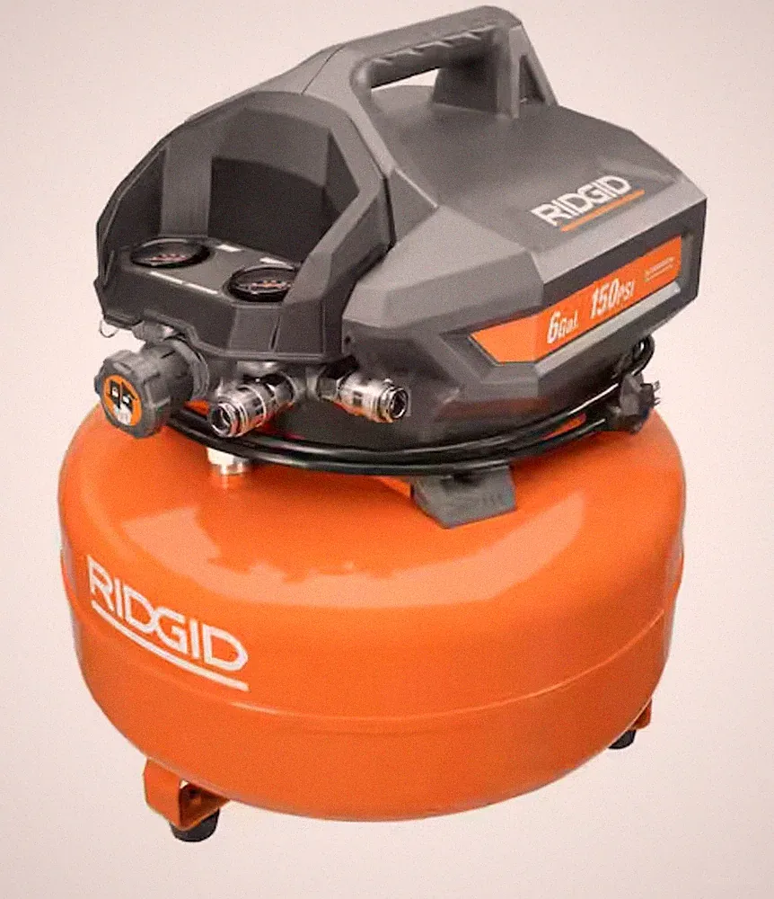 RIDGID OF60150HB - 6 Gal. 150 PSI Portable Electric Pancake Air Compressor (New)
