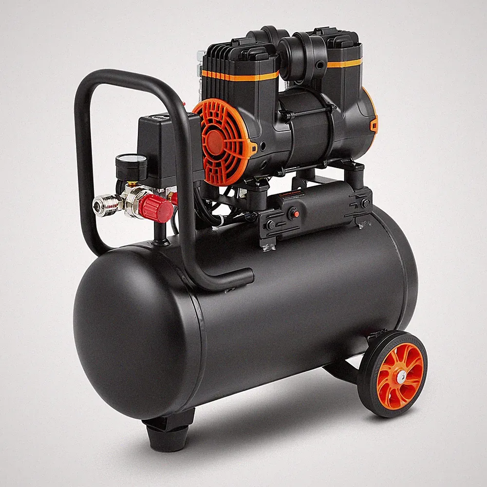 Uimoso Air Compressor 4.8 Gallon 900W 2.2 CFM@ 90PSI 70 dB Ultra Quiet Oil Free